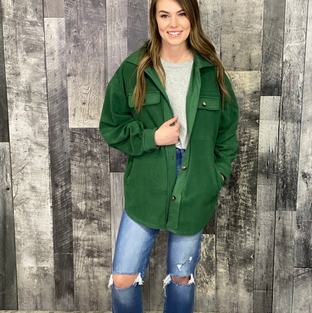 Nwot fleece shacket